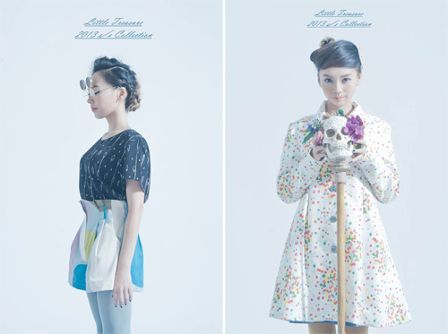 甜美可爱的古怪少女。Little Treasure 2013 Collection
