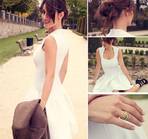 简洁舒适的日常时尚。Nagore Aramburu搭配志