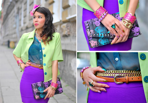 Tamara Gonzalez Perea搭配志 色彩混搭女王