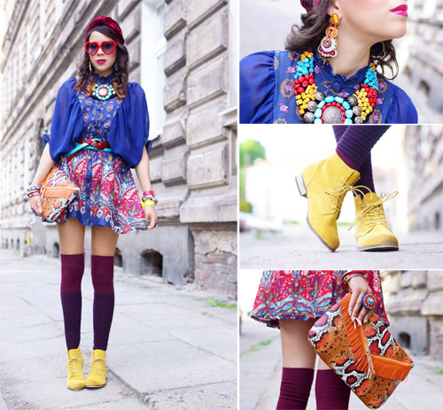 Tamara Gonzalez Perea搭配志 色彩混搭女王