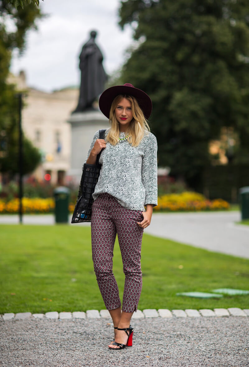 欧美街拍 看潮男潮女街头帽子风格搭配