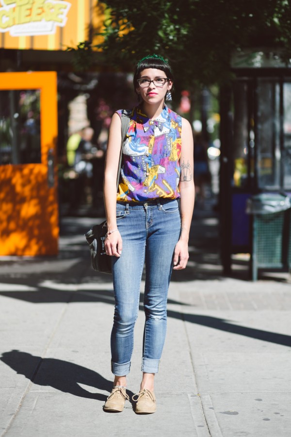 加拿大型人街拍 入秋时尚造型提示