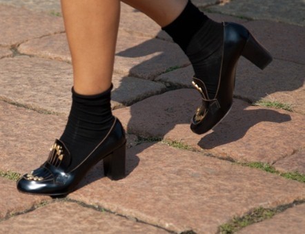 街拍欧美潮人袜子单品潮搭