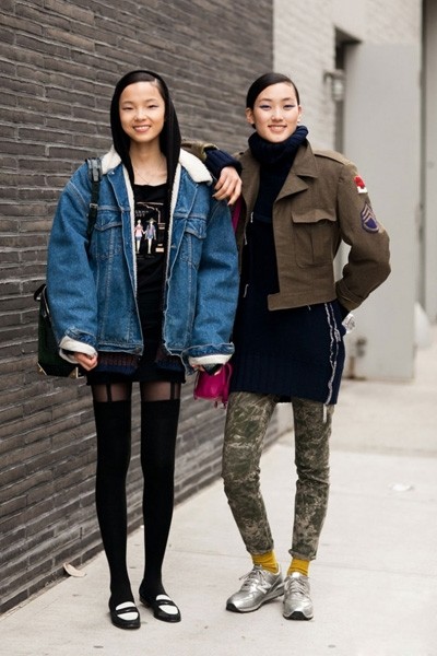 刘雯领衔 看超模示范牛仔衬衫帅气搭配