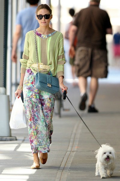 街拍那些溜狗的欧美明星造型盘点