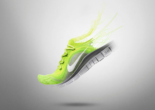 轻盈赤足 Nike Free Flyknit 跑鞋发布