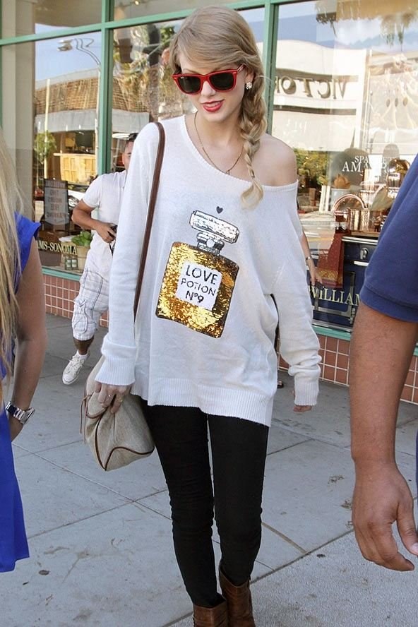 Taylor Swift海量街拍 看欧美乡村歌手街头长腿秀