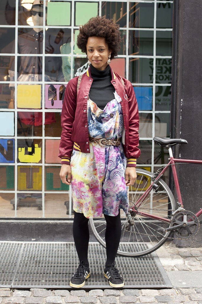 哥本哈根潮人街拍 印花条纹豹纹全方位逆袭