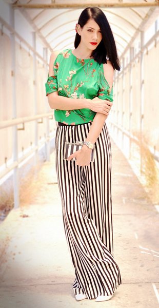 阔腿裤搭配法则 看潮人抢占2014流行先机