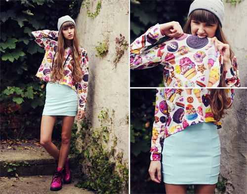 时尚女孩Michalina Z搭配志 看街头复古混搭风