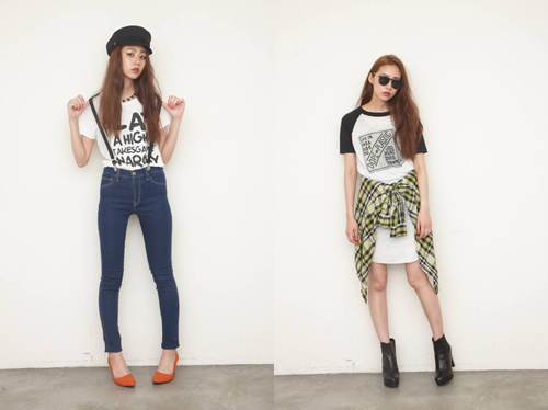 街头味十足的率性搭配。Moussy August 2013 Lookbook