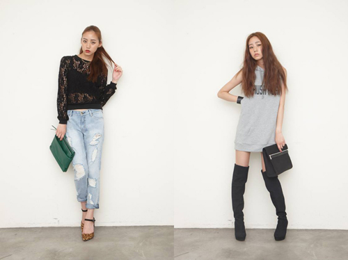 街头味十足的率性搭配。Moussy August 2013 Lookbook
