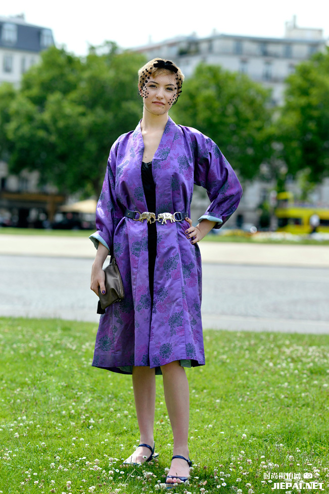 巴黎潮人街拍 这就是范儿