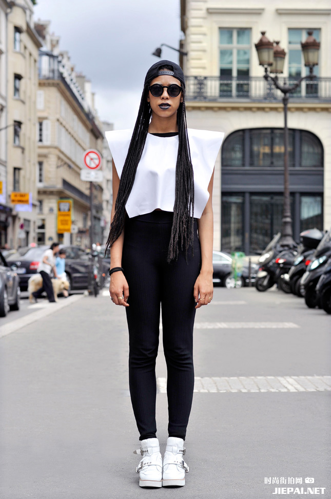 巴黎潮人街拍 这就是范儿
