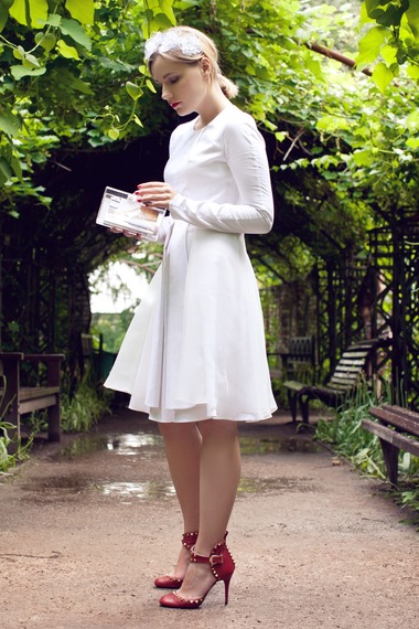 俄罗斯潮女街拍 唯美浪漫的时尚风采