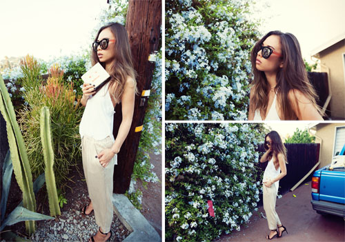 简单百变的美式休闲。时尚博主Rumi Neely搭配志