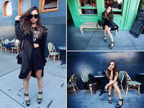 简单百变的美式休闲。时尚博主Rumi Neely搭配志