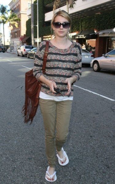 Emma Roberts 演绎娇小女生穿衣示范