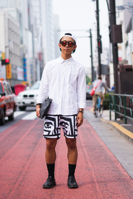 街拍日本潮人多变时尚风格