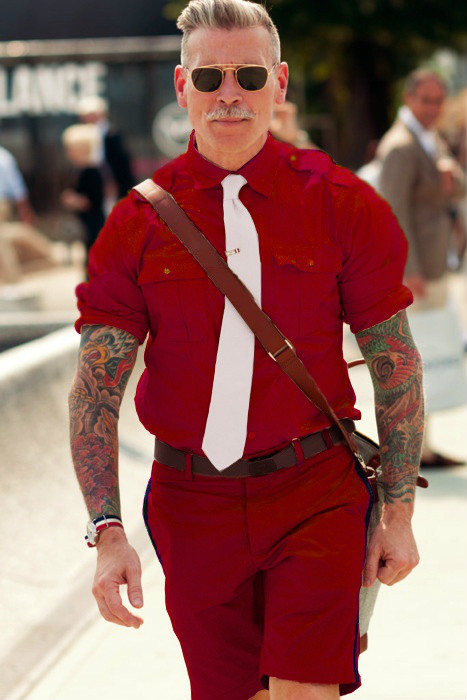 最会穿衣服大叔Nick wooster时尚搭配志 萝莉看过来