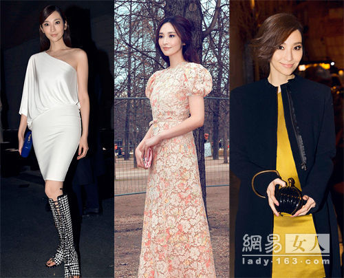 吴佩慈怀孕4个月缺席时装周 九头身仙女造型回顾