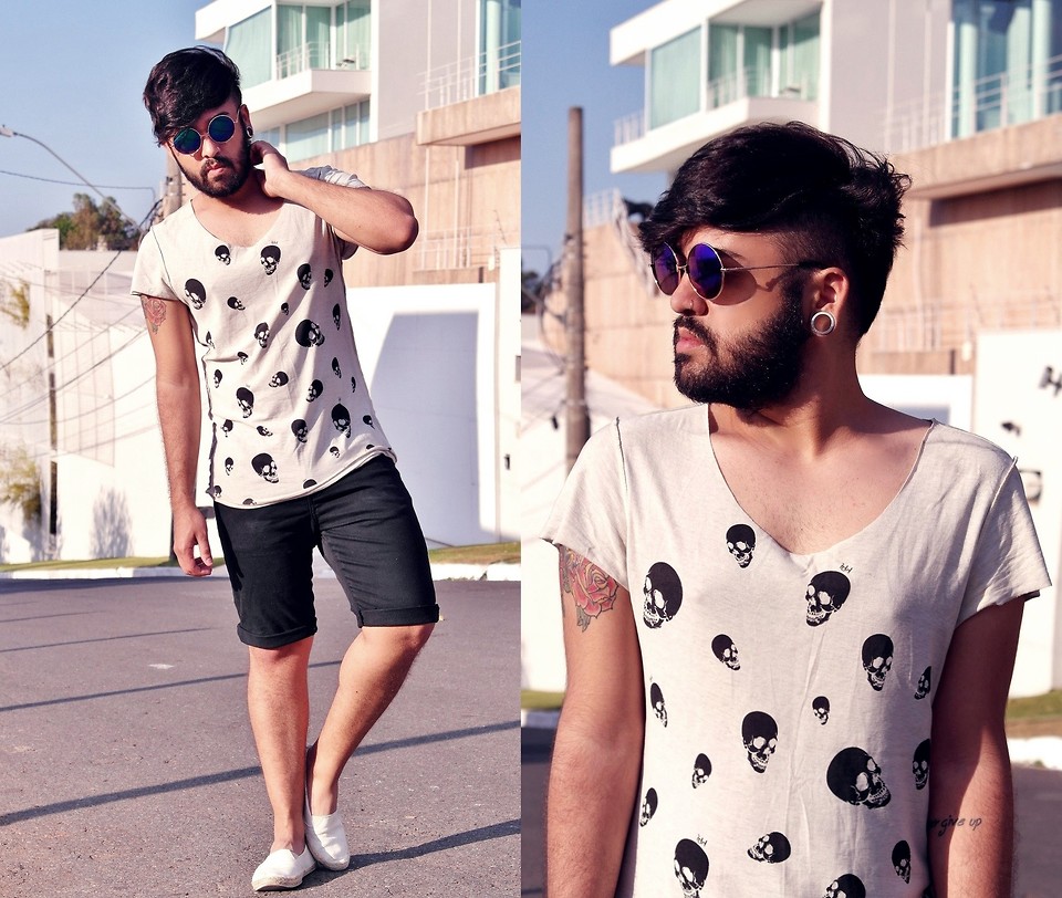 巴西潮人时尚街拍 型男靓女们的百变混搭秀