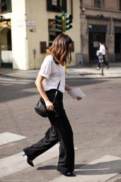 初秋法兰西街拍 看摩登少女演绎唯美风格