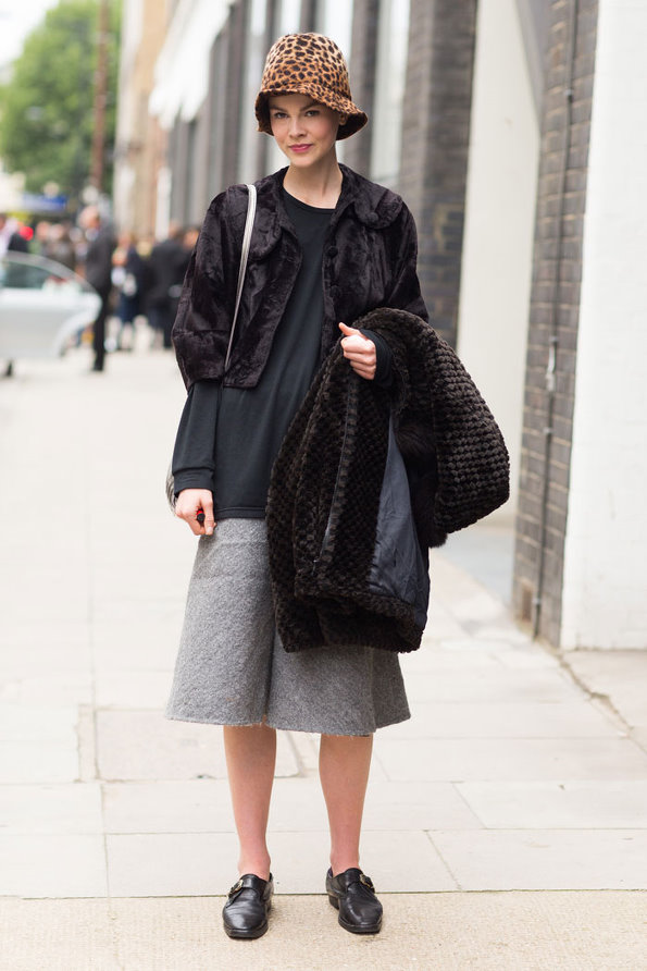 时装周场外潮人街拍 都是不精彩不出街星人