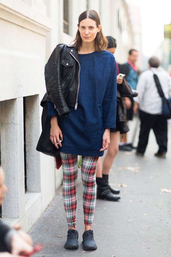 时装周场外潮人街拍 都是不精彩不出街星人