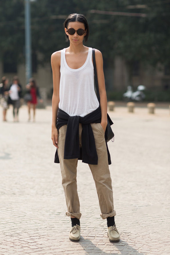 时装周场外潮人街拍 都是不精彩不出街星人