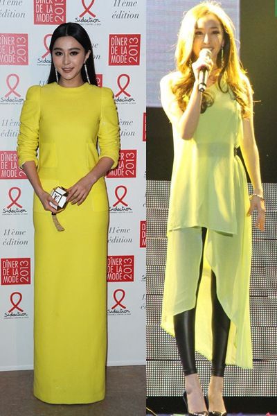 范冰冰杨幂 快男V神时尚衣品大PK