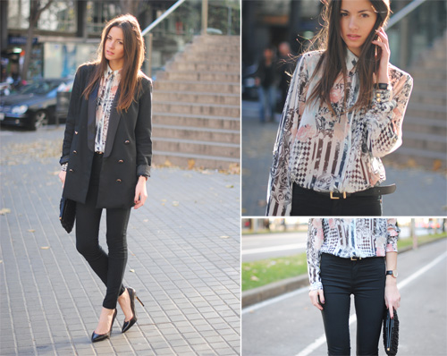 时尚减法 看巴塞罗那博主Zina Charkoplia搭配志