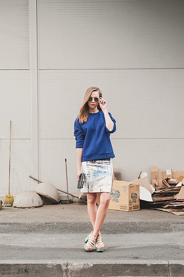 2013年9月俄罗斯潮女街拍 感受初秋时尚优雅魅力