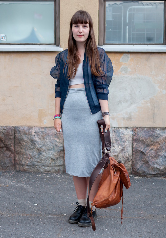 赫尔辛基潮人街拍 感受初秋北欧时尚风情秀