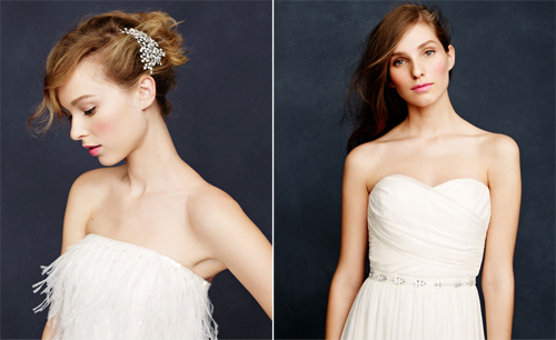 J.Crew 2013 Collection婚纱系列 极简主义浪漫