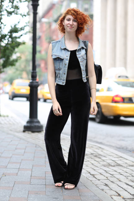 2013年9月纽约时尚街拍 看潮人初秋时尚混搭风格秀