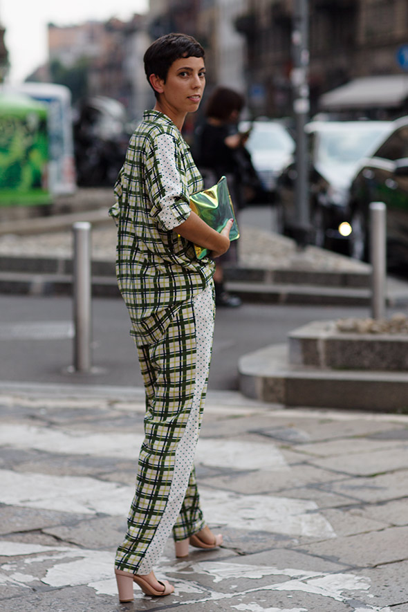 2013年9月下旬纽约潮人街拍 盖不住的时尚气场