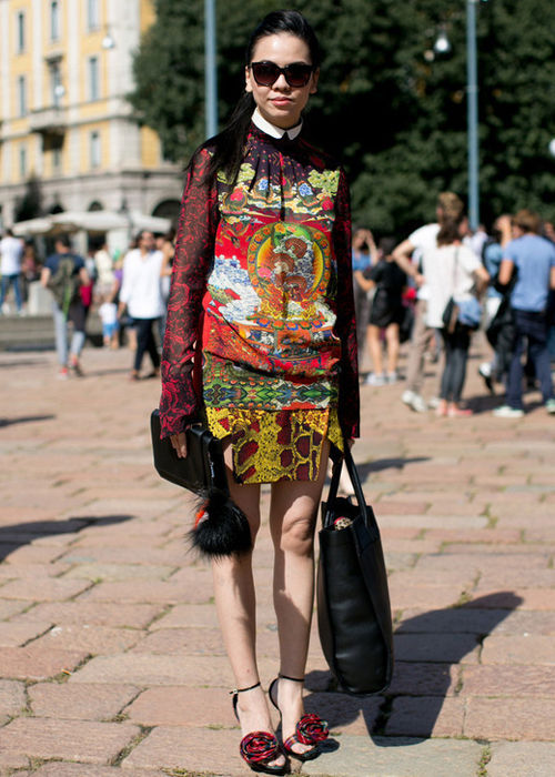 米兰潮人街拍 诠释当下至IN秋冬指标