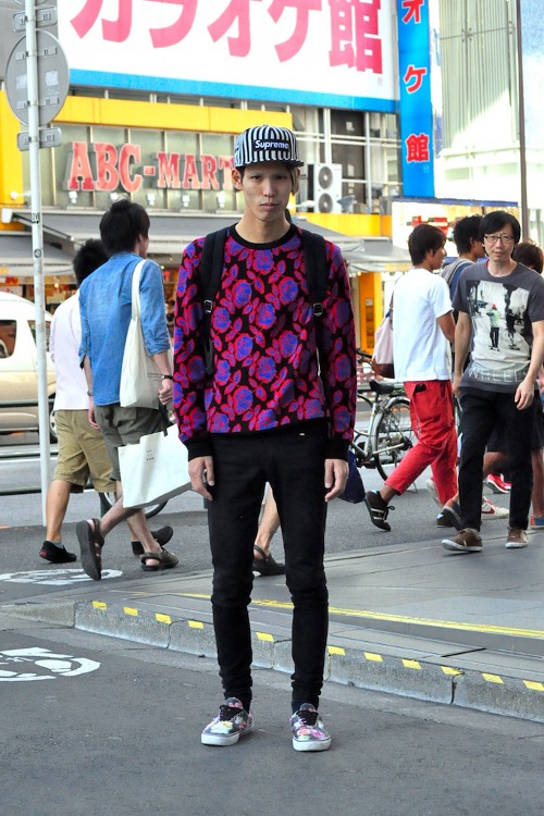 街拍日本潮人9月初秋风格混搭