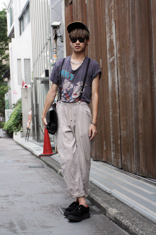 街拍日本潮人9月初秋风格混搭