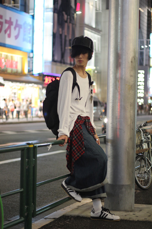 街拍日本潮人9月初秋风格混搭