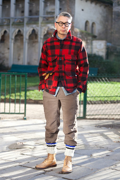 日本杂志《POPEYE》总编木下孝浩街拍：是大叔也是型男