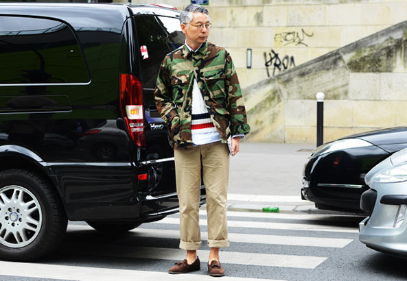 日本杂志《POPEYE》总编木下孝浩街拍：是大叔也是型男