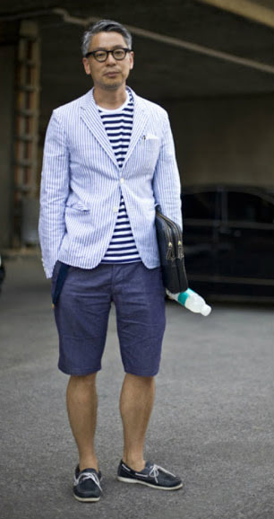 日本杂志《POPEYE》总编木下孝浩街拍：是大叔也是型男