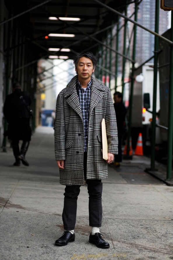 日本杂志《POPEYE》总编木下孝浩街拍：是大叔也是型男