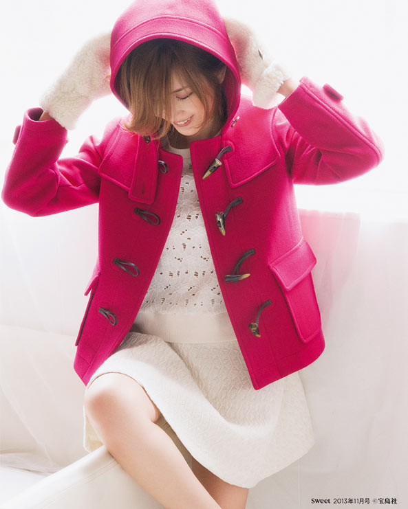 《Sweet》Saeko with BEAMS: 有点甜又不会太甜 看纱荣子的冬季混搭术