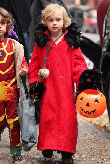 街拍“星二代”们的万圣节超萌装扮