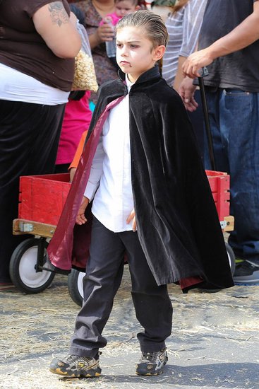 街拍“星二代”们的万圣节超萌装扮