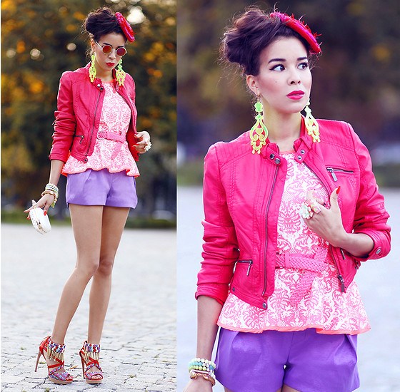 冷风降温也别着急 潮人示范搭配照样露美腿