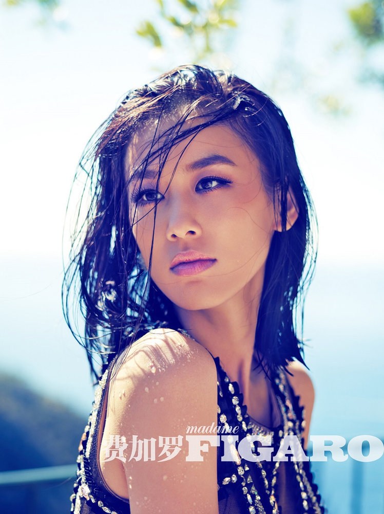 黄圣依费加罗写真 优雅高贵展现万种风情